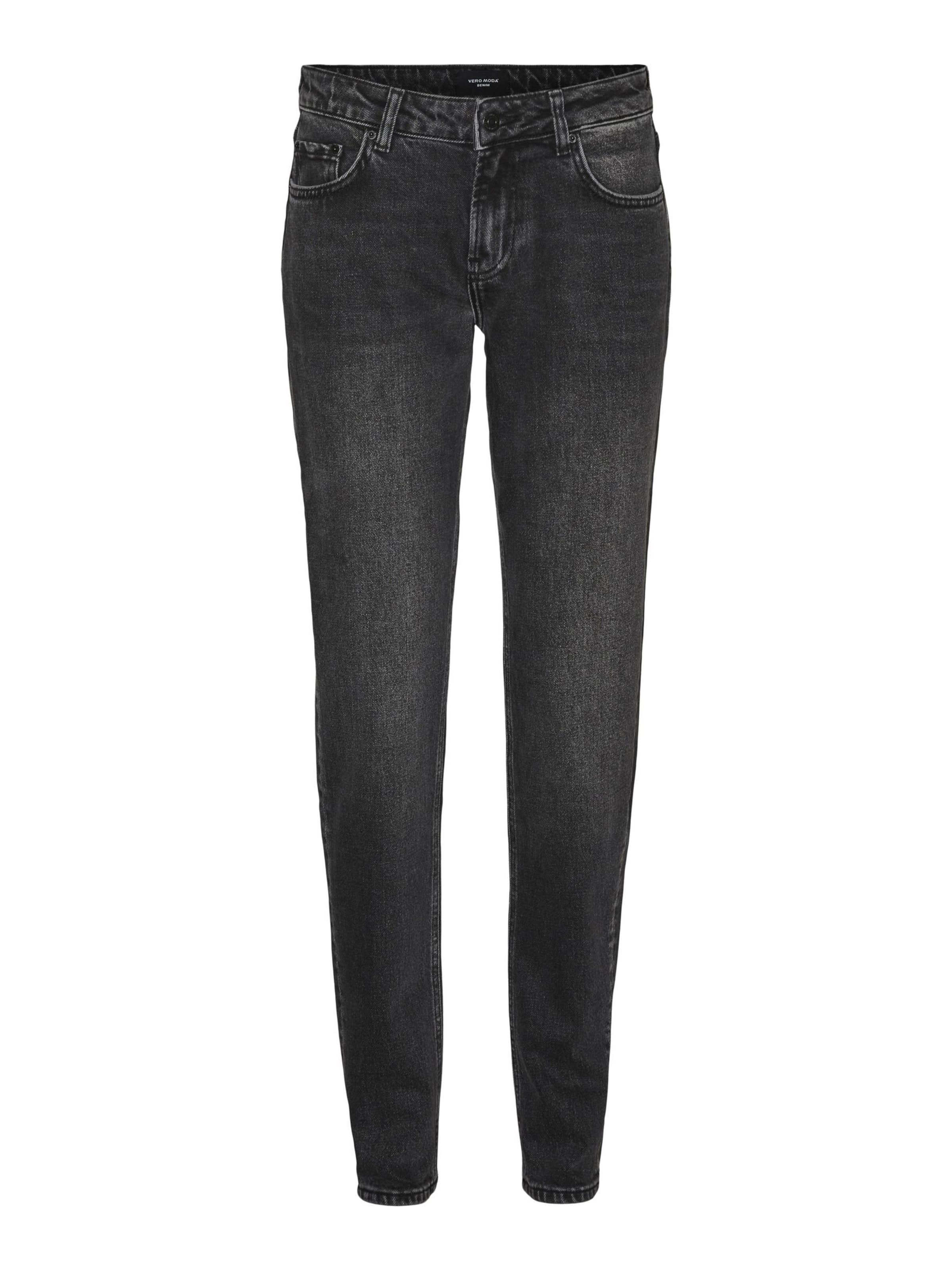VERO MODA Regular Jeans in Zwart: voorkant