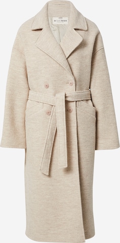 A LOT LESS Between-Seasons Coat 'Leila' in Beige: front
