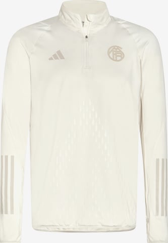 FC BAYERN MÜNCHEN Sweatshirt 'Ucl Teamline' in Beige: predná strana