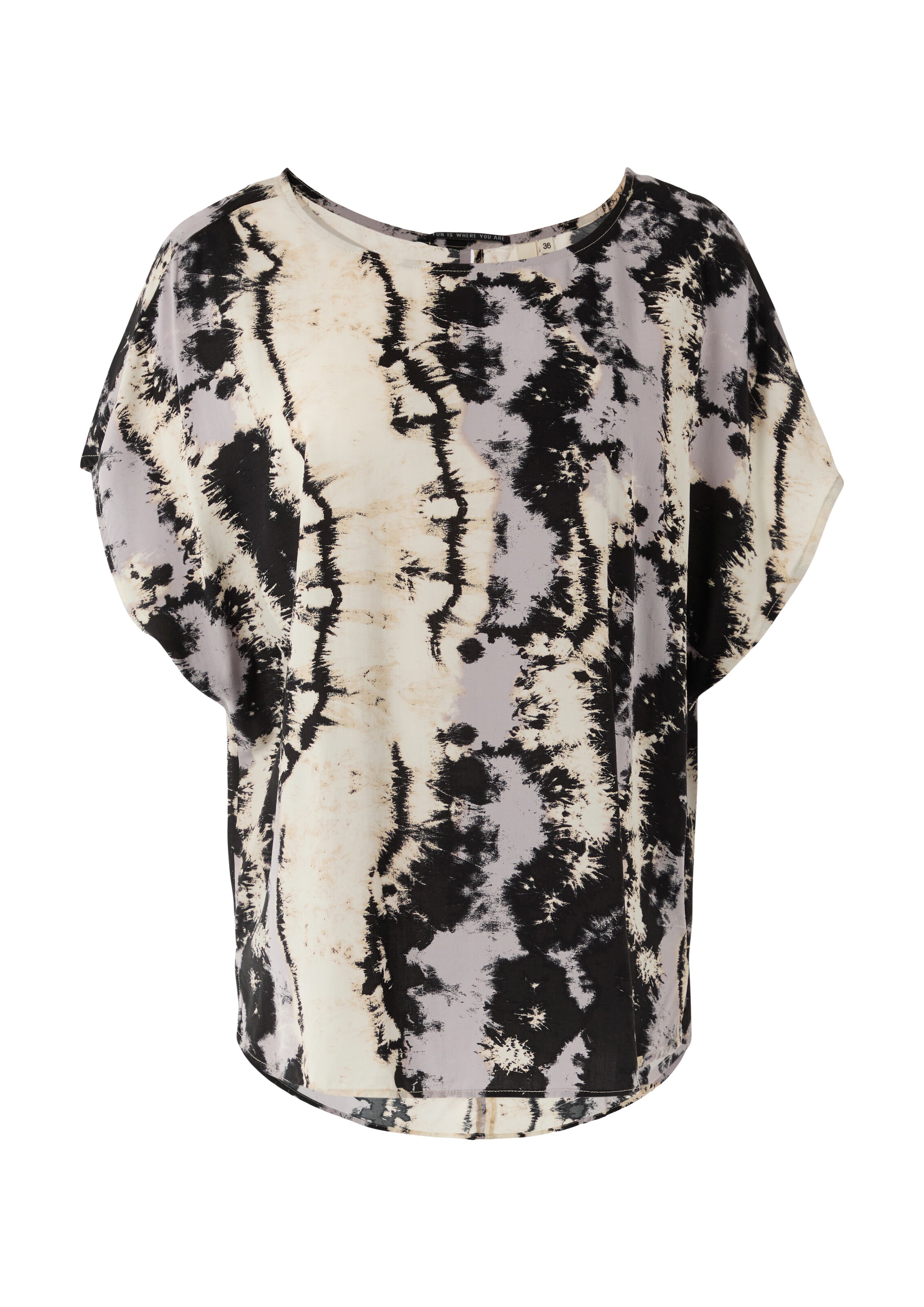 QS Bluse in Grau: Vorderseite