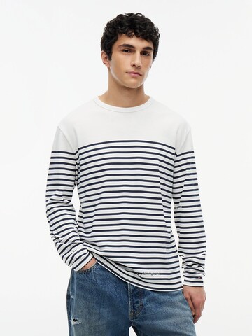 Tommy Jeans Shirt in Wit: voorkant