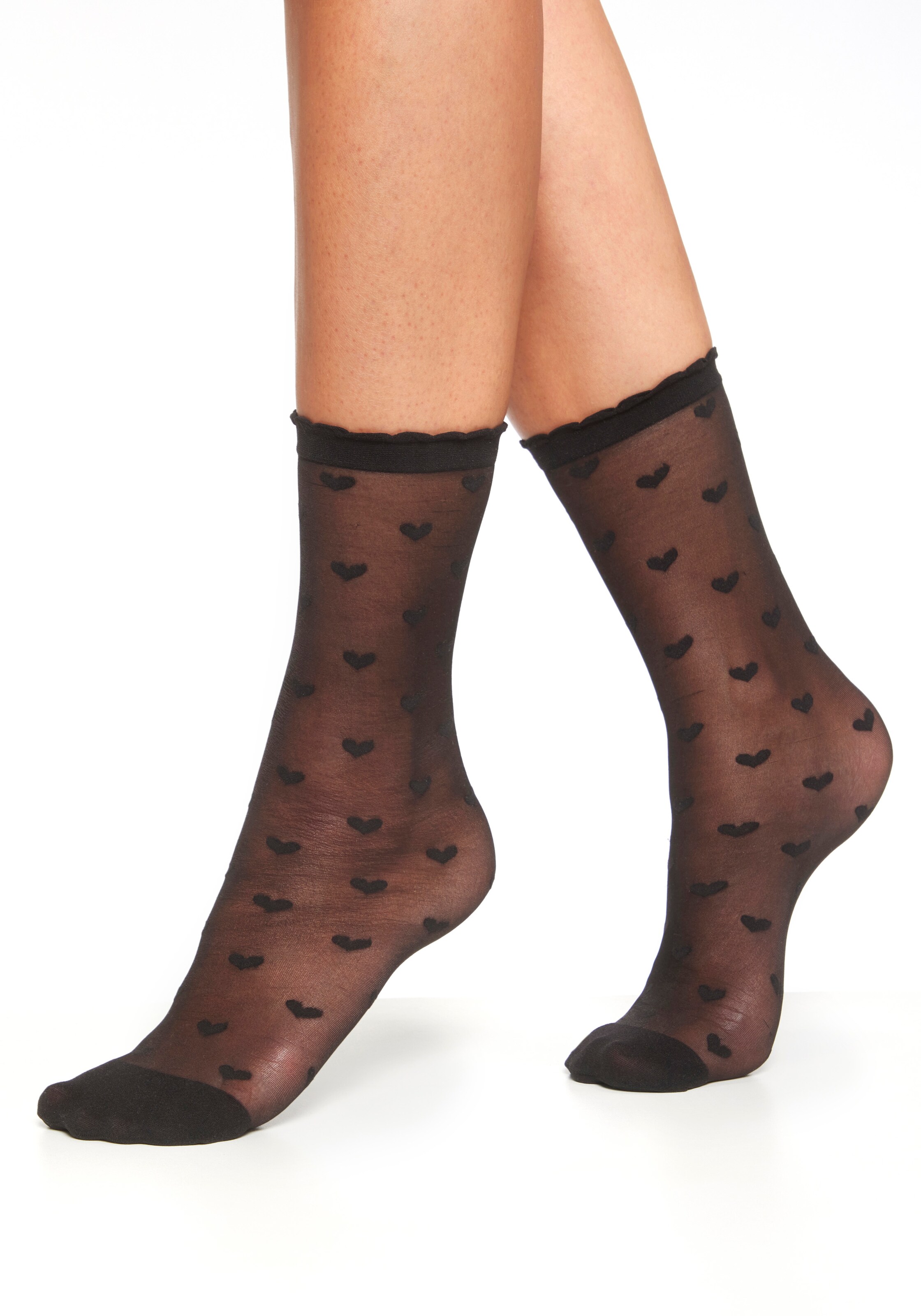 LASCANA Socken in Schwarz: Vorderseite