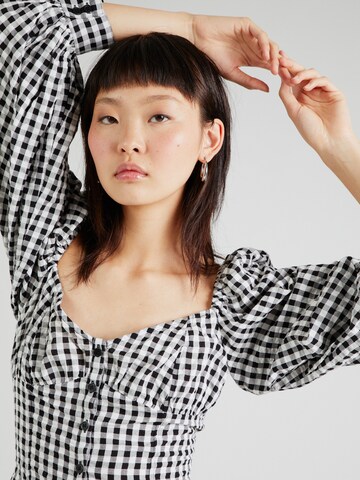Monki Blouse in Black
