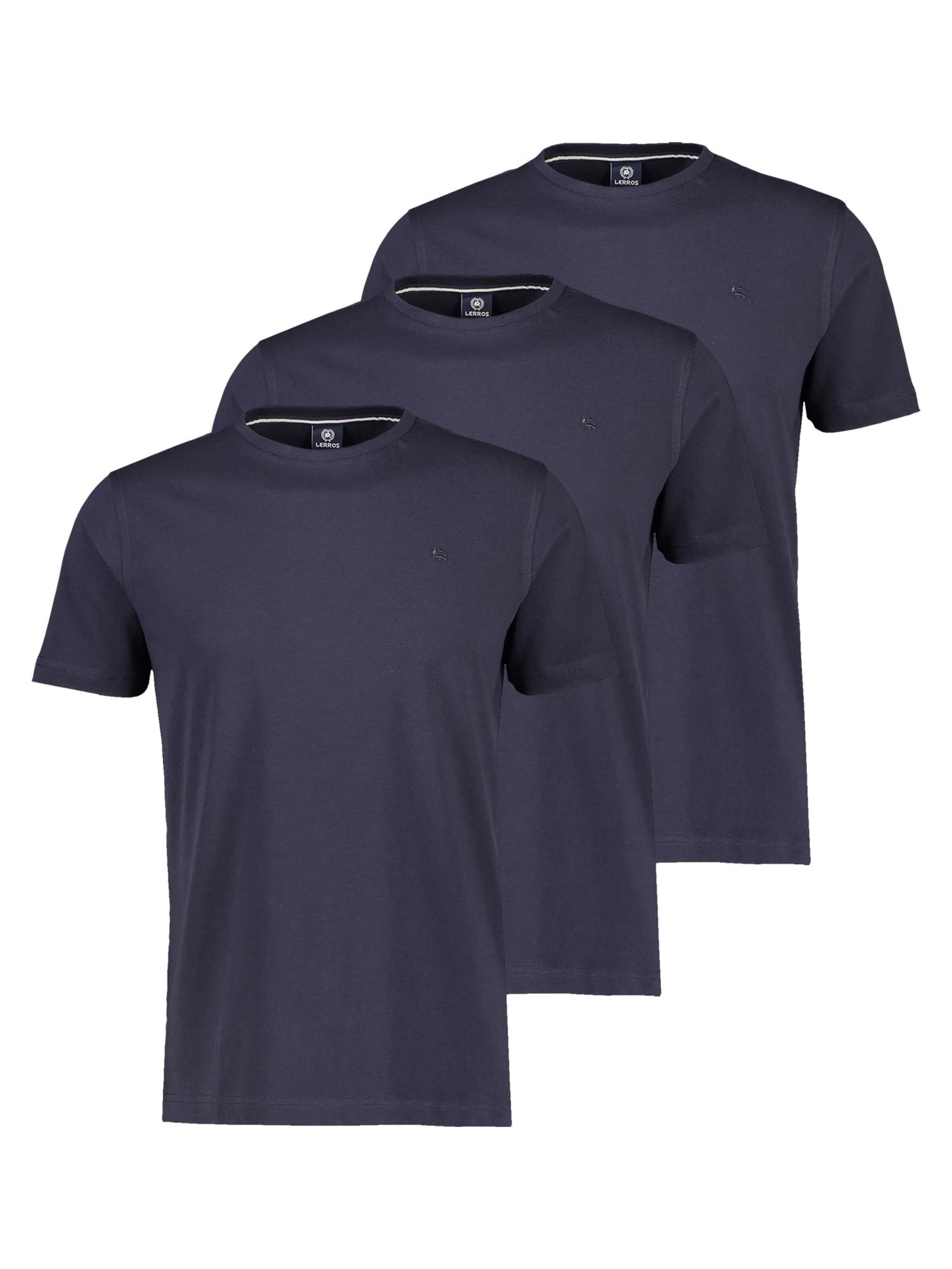 LERROS Shirt 'Basic'‌‌‌‌ in Blau: Vorderseite