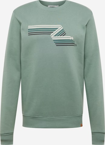 GREENBOMB Sweatshirt in Grün: predná strana