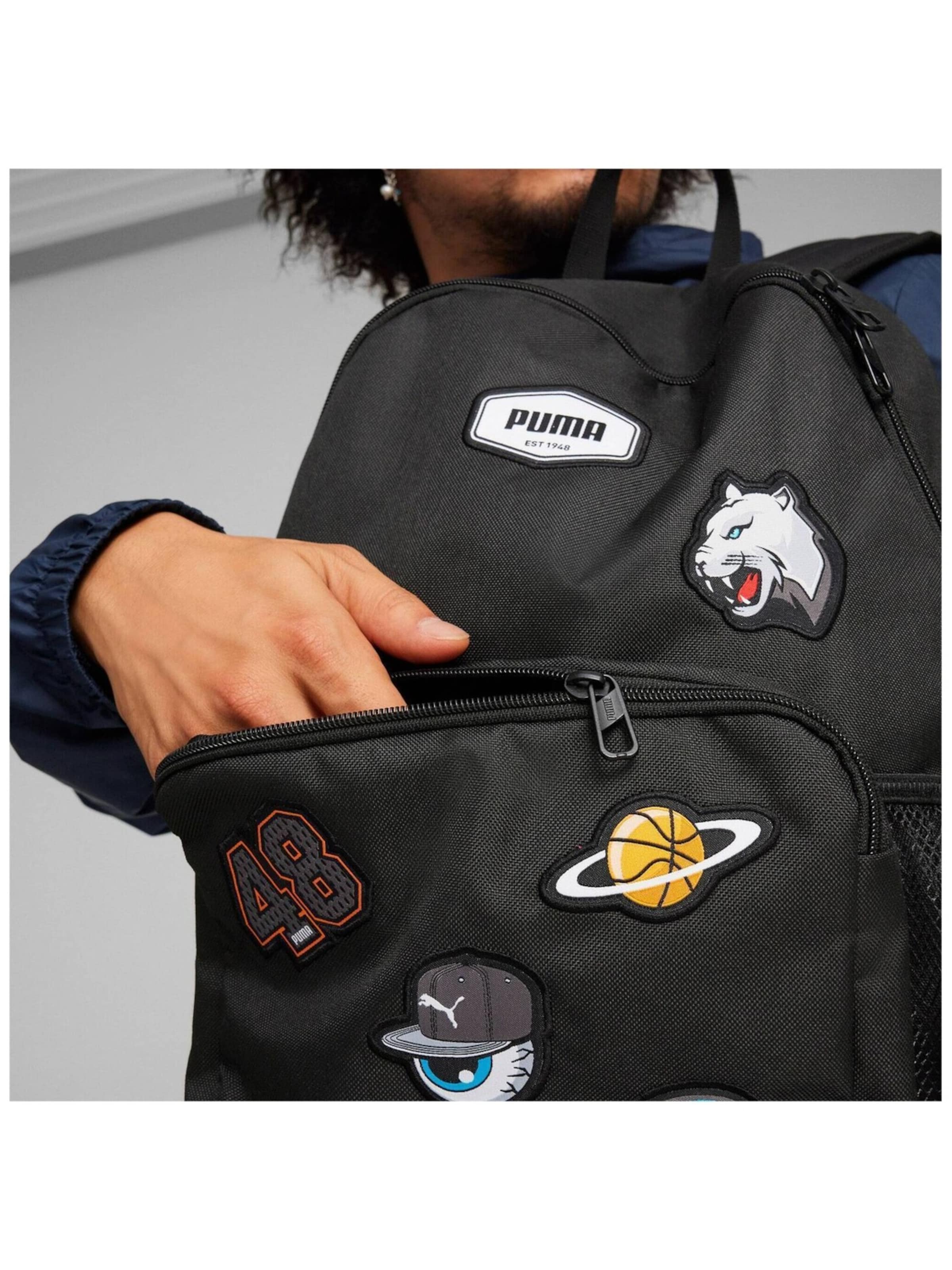 PUMA Rucksack 'Puma Patch Backpack 22L'‌‌‌‌‌‌‌‌‌‌ in Schwarz