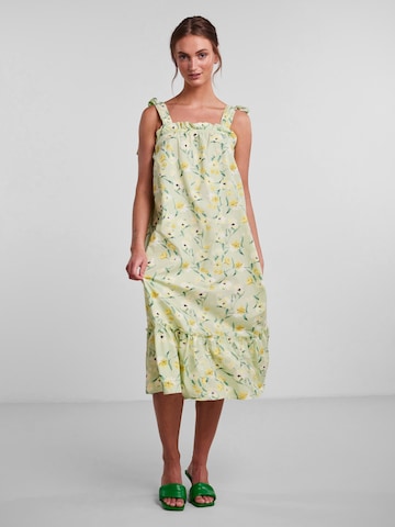 PIECES Summer dress 'VLORA' in Green: front