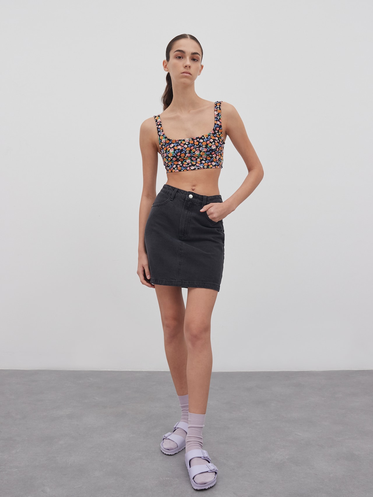 EDITED Top 'Juanita' colori misti