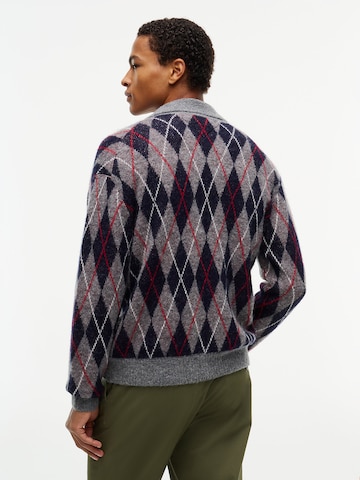 TOMMY HILFIGER Strickjacke in Grau
