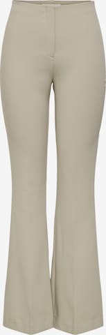 ONLY Flared Pleated Pants 'Edina' in Beige: front
