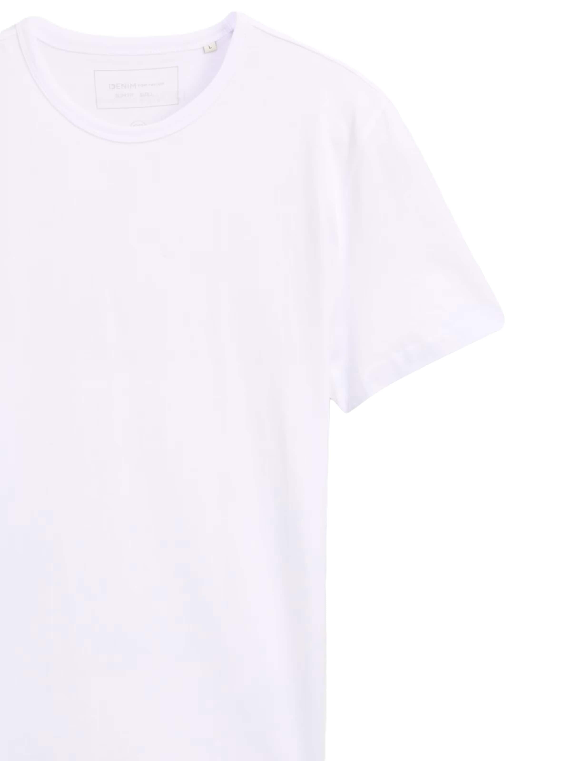 TOM TAILOR DENIM T-Shirt in Weiß