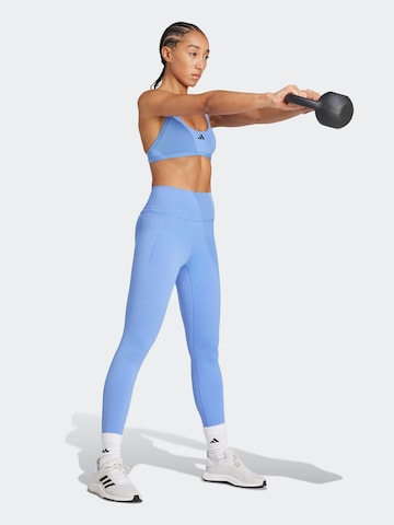 ADIDAS PERFORMANCE Бюстье Спортивный бюстгальтер 'Aeroimpact Luxe' в Синий: спереди