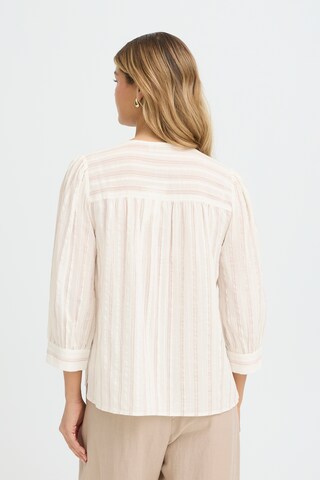Fransa Bluse  'Fradi Sh 1' in Beige