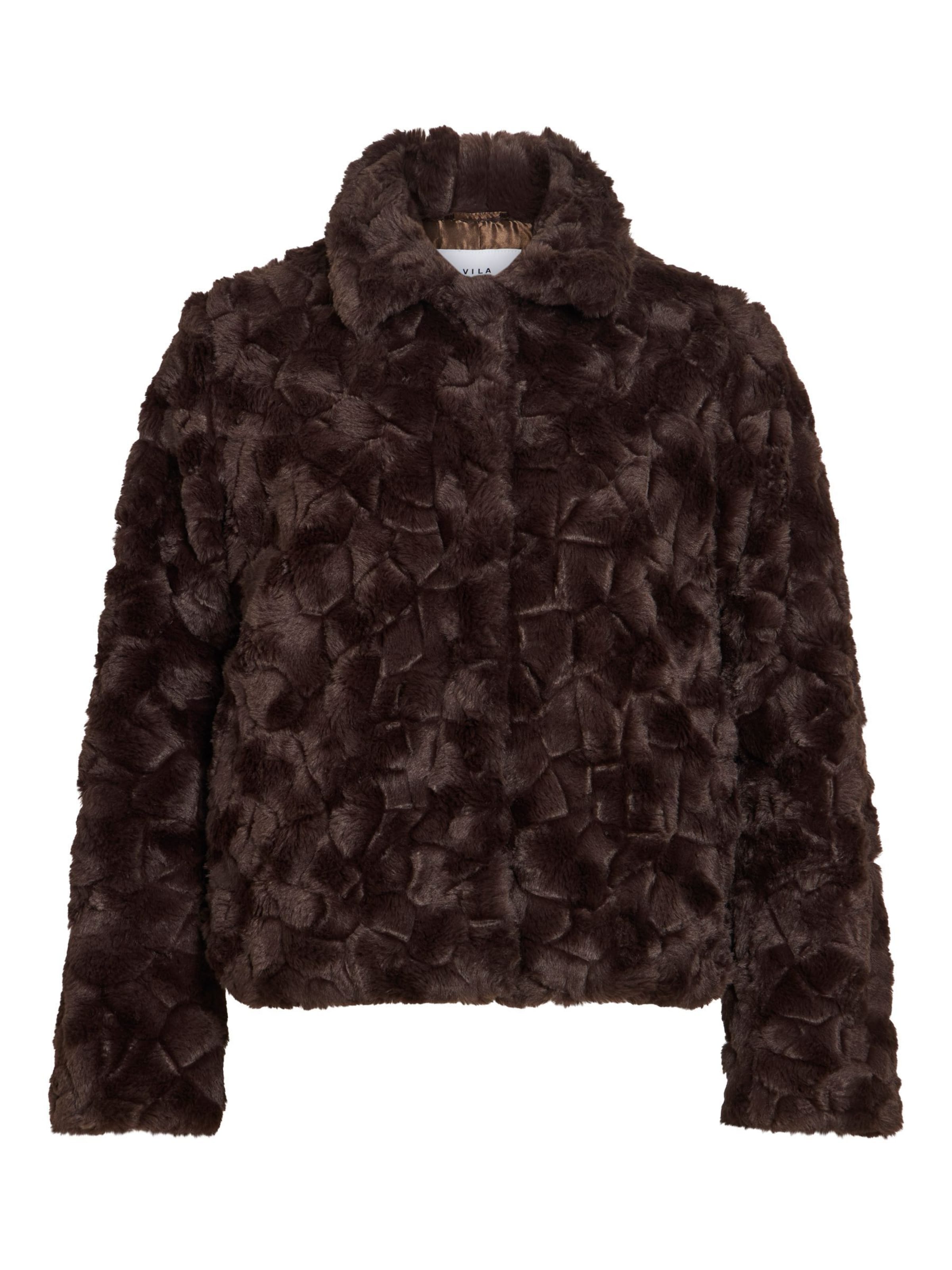 VILA Between-season jacket 'Dorte' in Brown: front