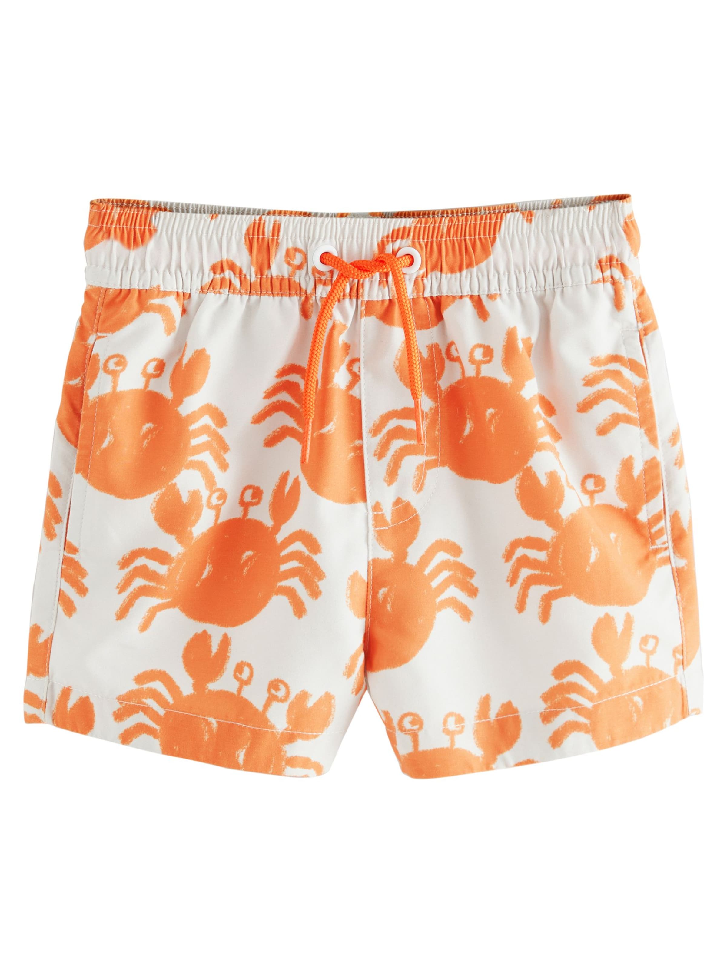 Next Zwemshorts 'Print' in Oranje: voorkant
