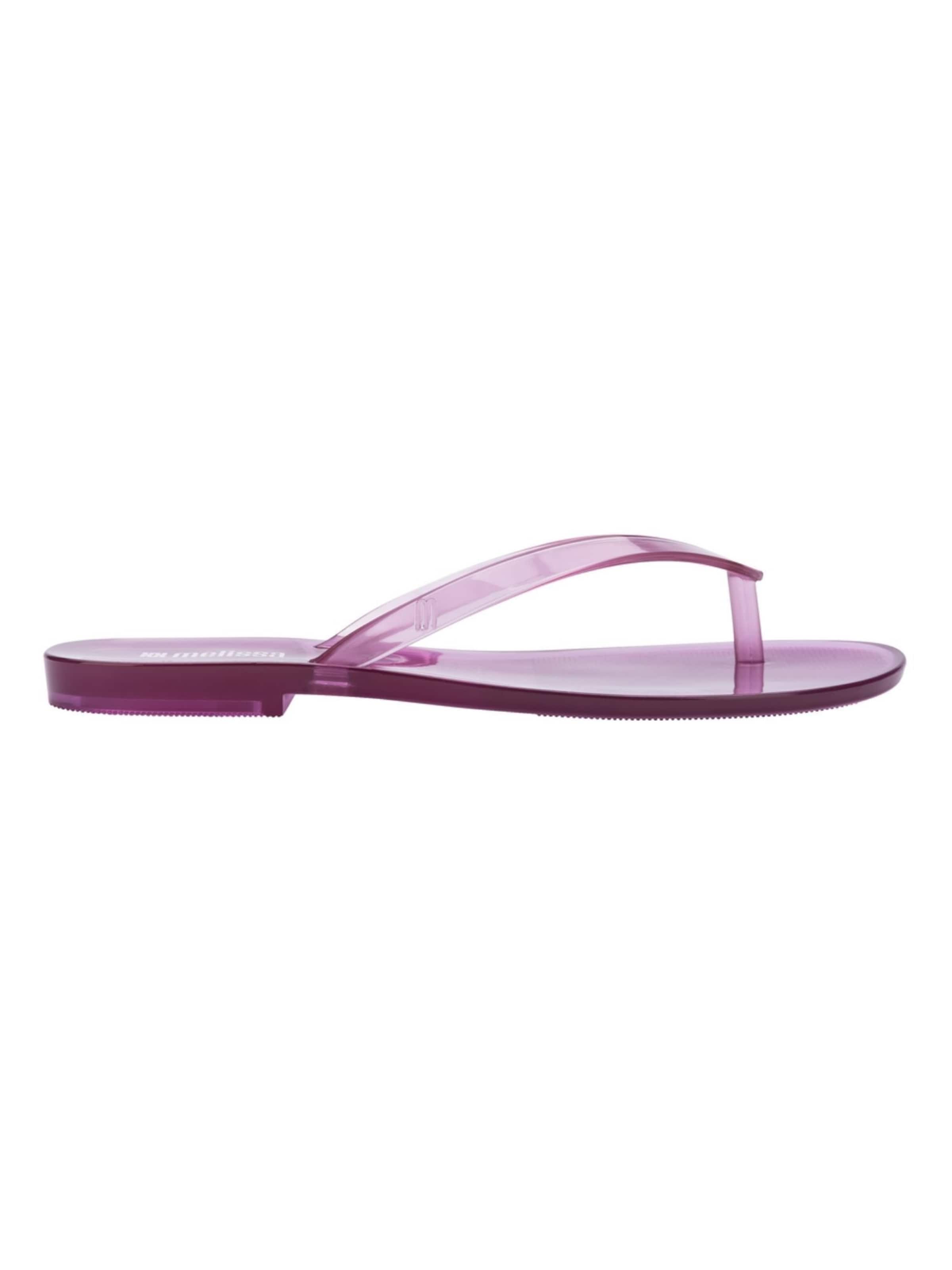 MELISSA T-Bar Sandals 'Harmonic Jelly' in Purple: front