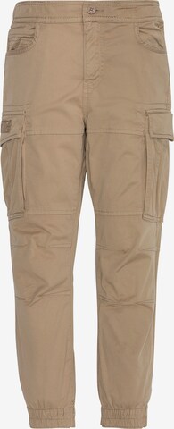 Pantalon Schott NYC en beige : devant