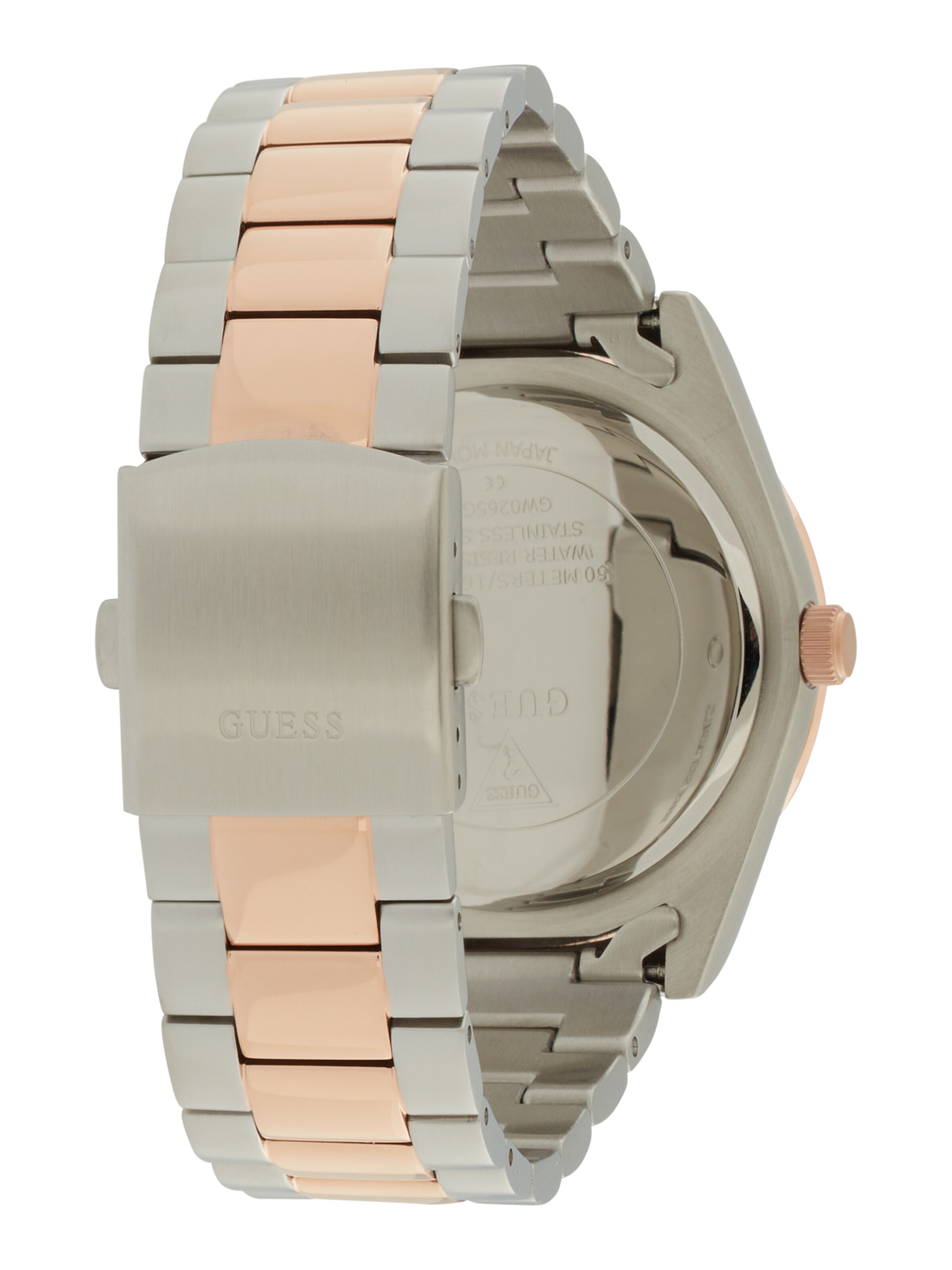 GUESS Analoog horloge 'Connoisseur' in Zilver