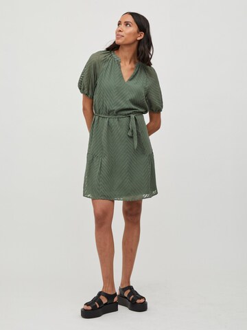 VILA فستان صيفي 'Michelle' بلون أخضر