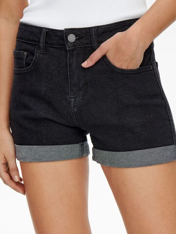 JDY Slimfit Jeans 'Tyson' in Schwarz