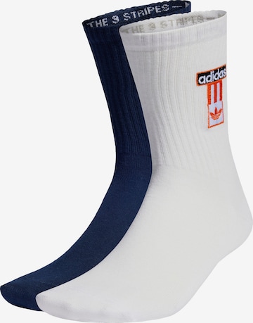 ADIDAS ORIGINALS Socks 'Adibreak' in Blue: front