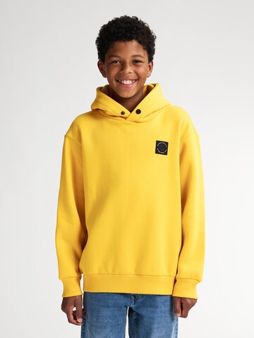 Petrol Industries Sweatshirt 'Ozark' in Geel: voorkant