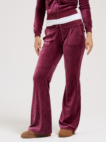 Juicy Couture Flared Hose ' CAISA' in Rot