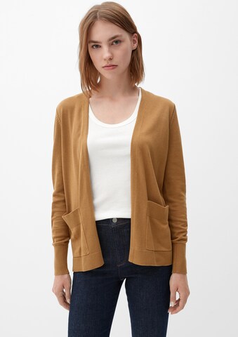 Cardigan s.Oliver en marron : devant