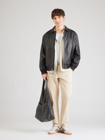 INDICODE JEANS Tapered Chino trousers 'Lysin' in Beige