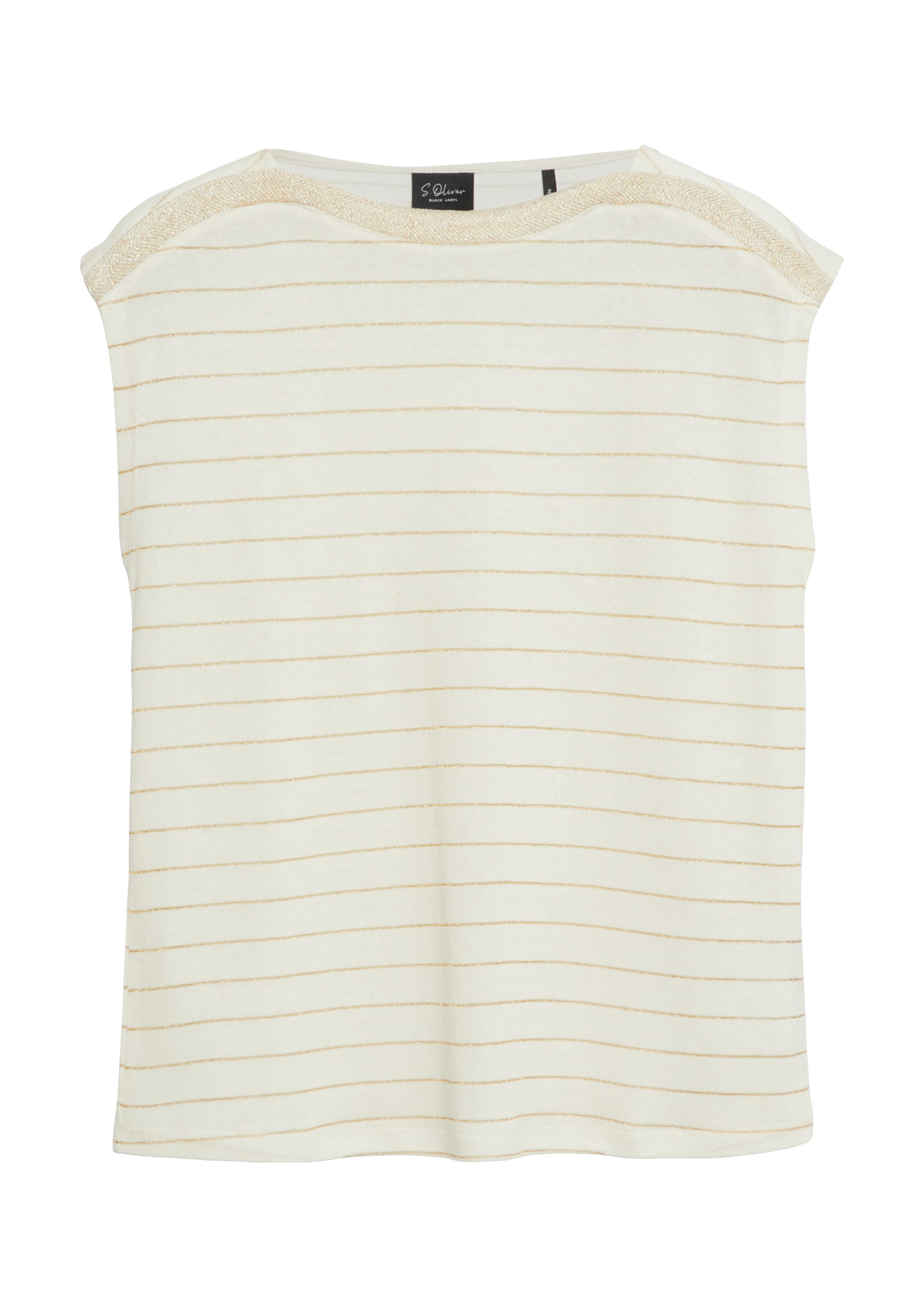 s.Oliver BLACK LABEL Top in Beige: front
