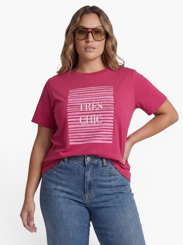Vero Moda Curve Shirt in Roze: voorkant