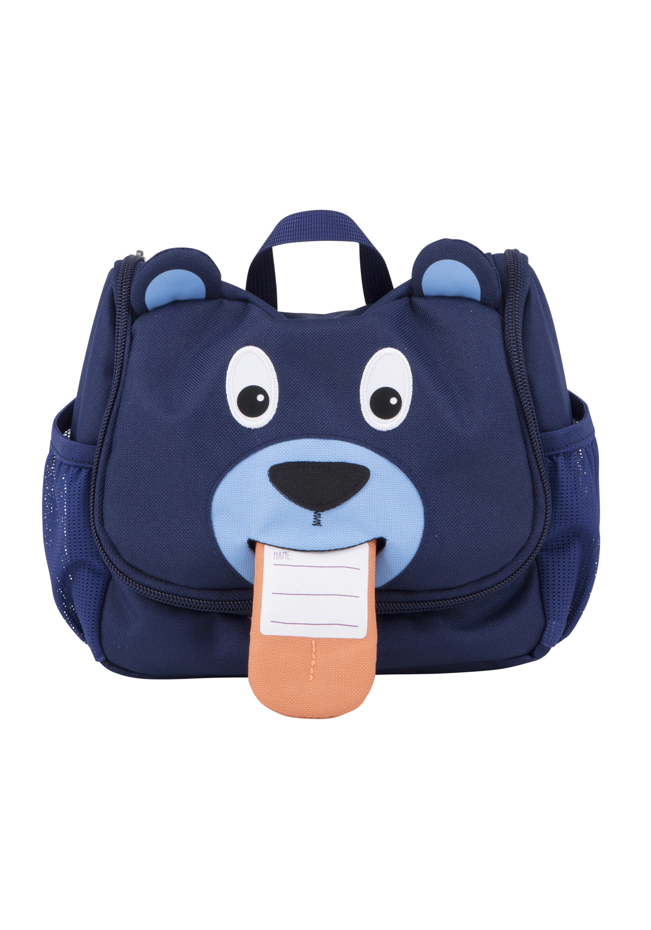 Affenzahn Kulturtasche 'Bär' in Blau
