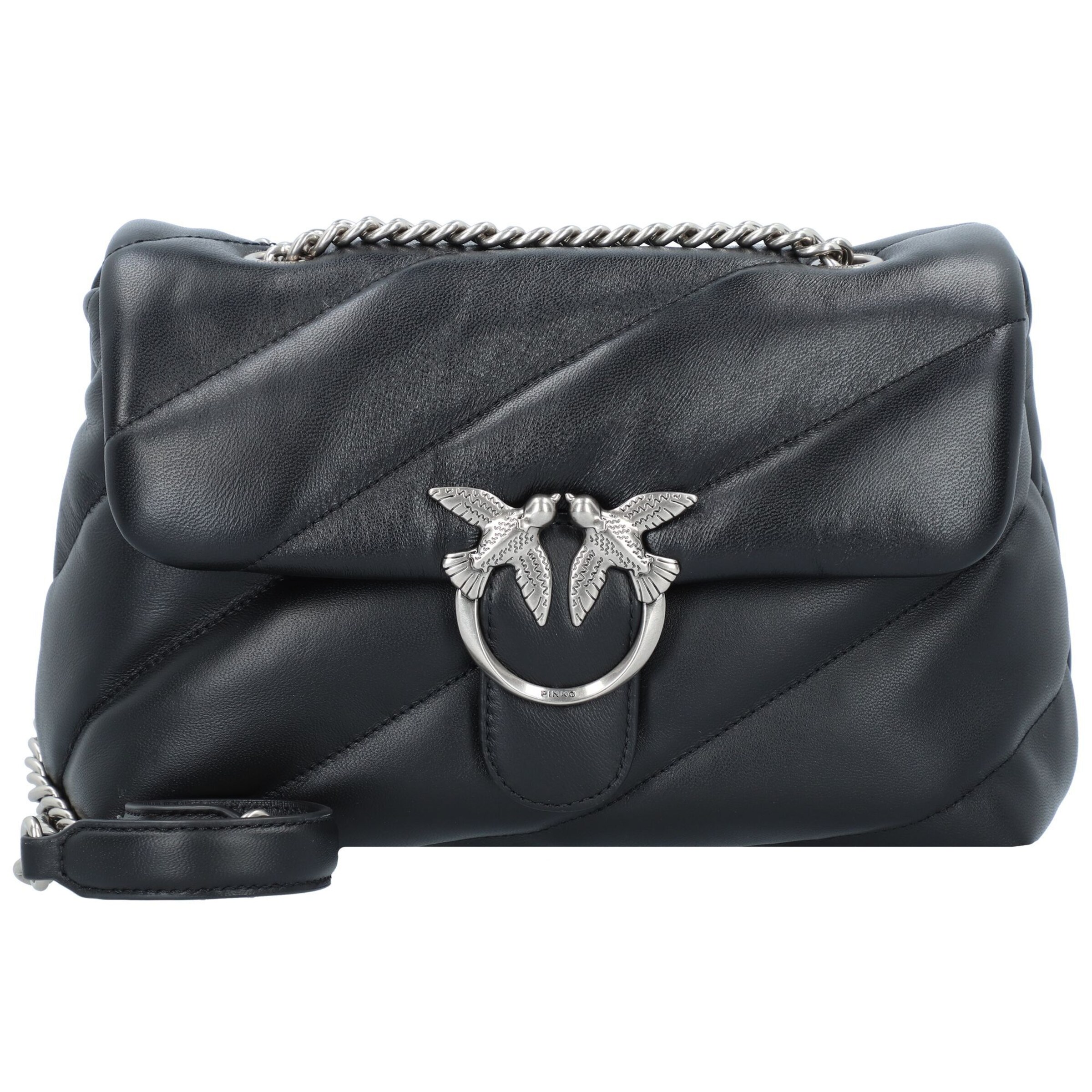 Borsa a tracolla 'Love ' di PINKO in grigio: frontale