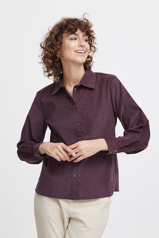 b.young Blouse 'dinia' in Lila: voorkant