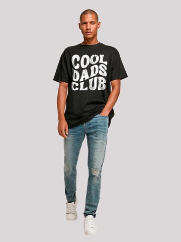 T-Shirt 'Cool Dads Club Vintage Vatertag' F4NT4STIC en noir