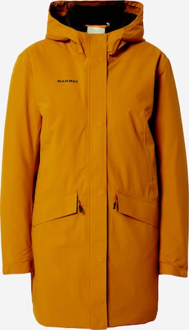 MAMMUT Outdoor Coat 'Chamuera' in Brown: front