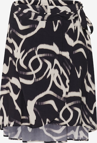 Jupe 'maren' KAFFE CURVE en noir : devant