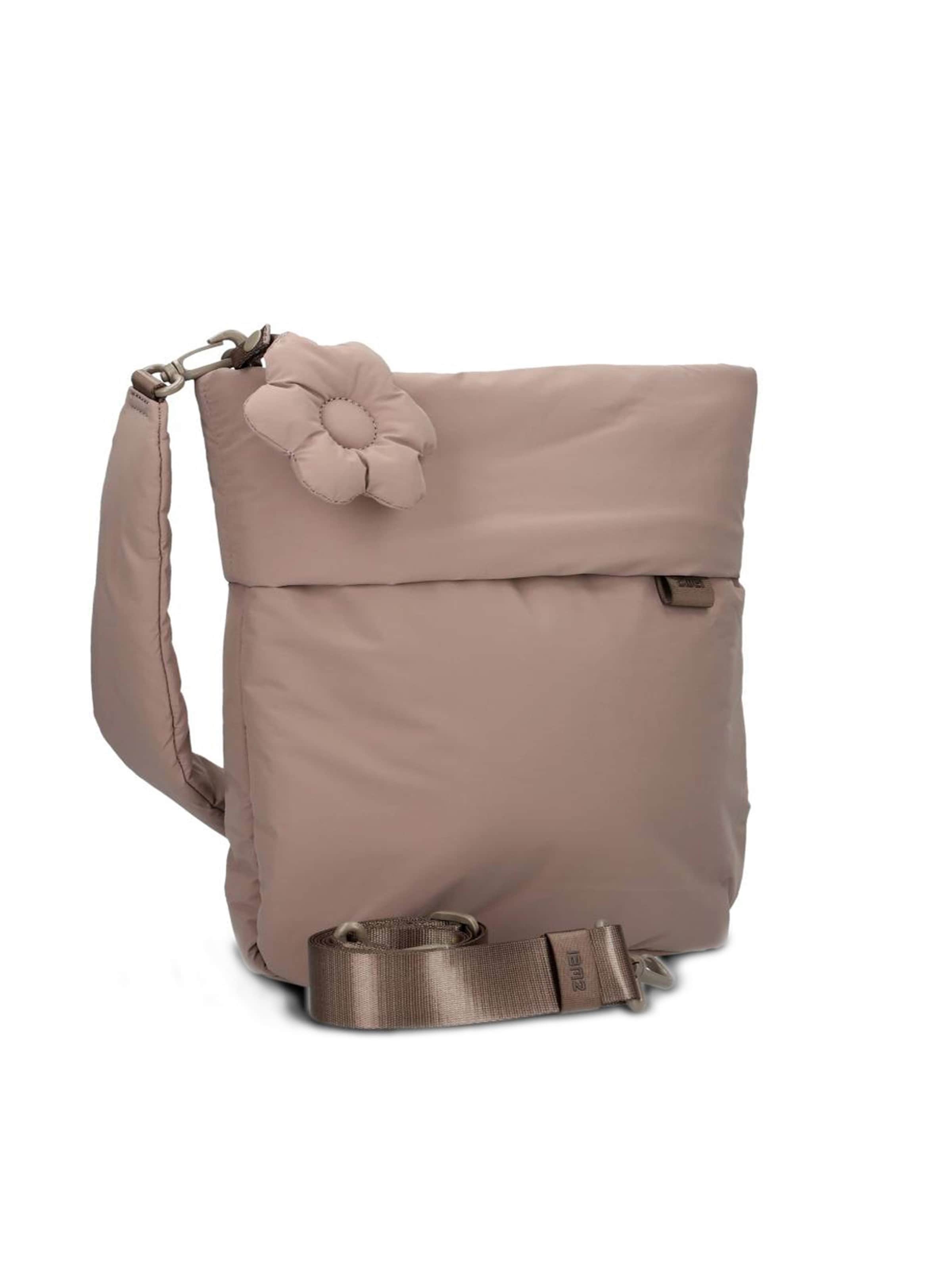 ZWEI Crossbody bag 'HANNAH HA12' in Brown: front