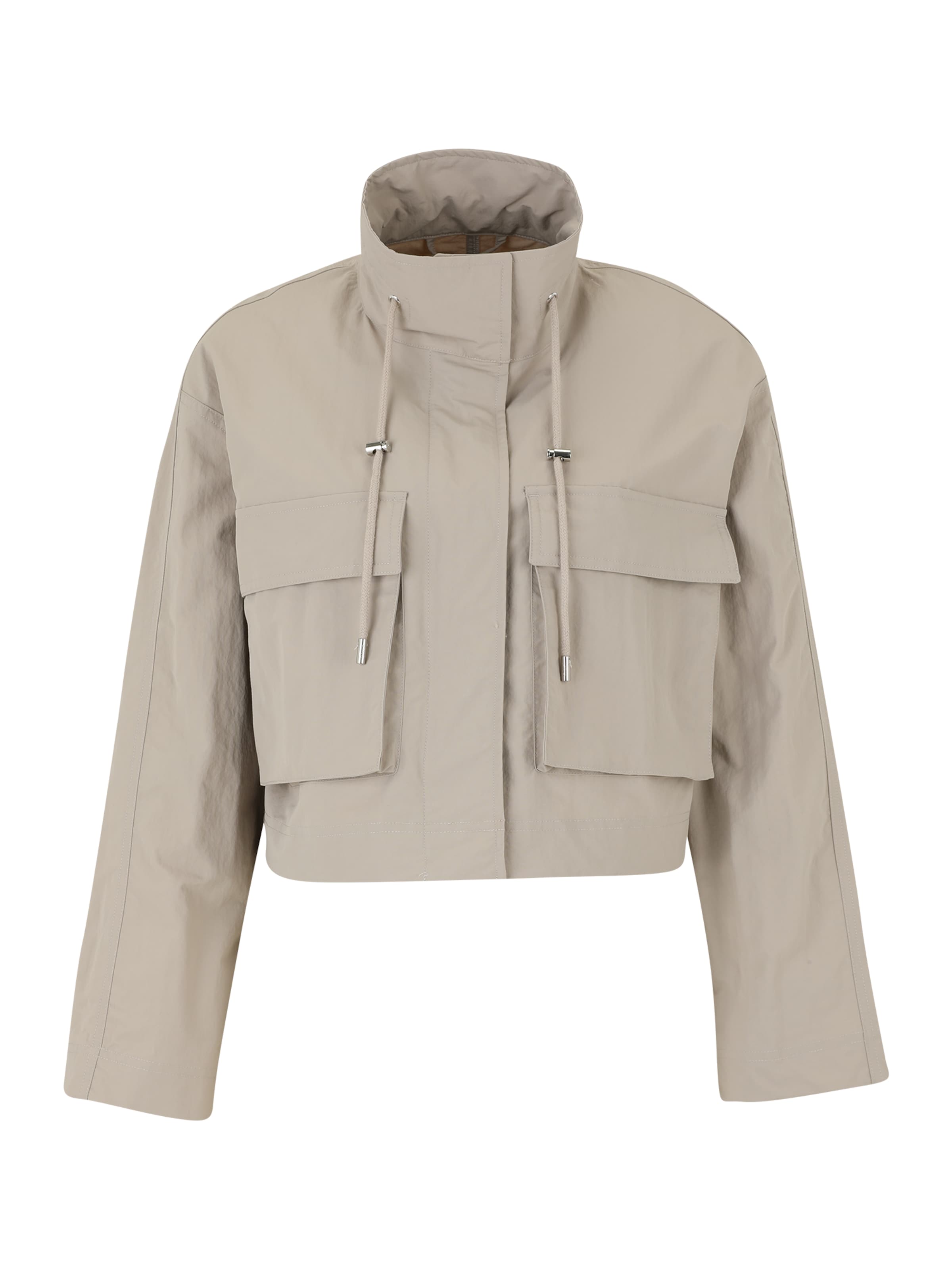 Only Petite Φθινοπωρινό και ανοιξιάτικο μπουφάν 'ONLBEALO' σε μπεζ: μπροστά