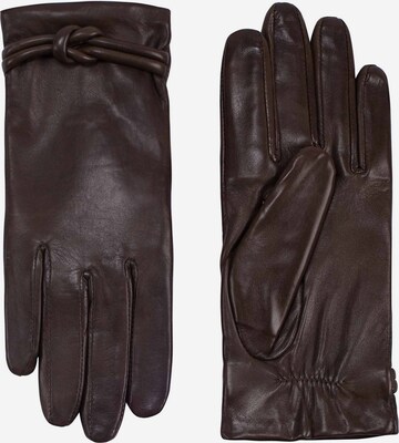 KESSLER Full Finger Gloves 'Olivia' in Brown