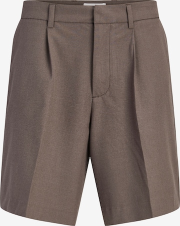 JACK & JONES - Pantalón plisado en marrón: frente