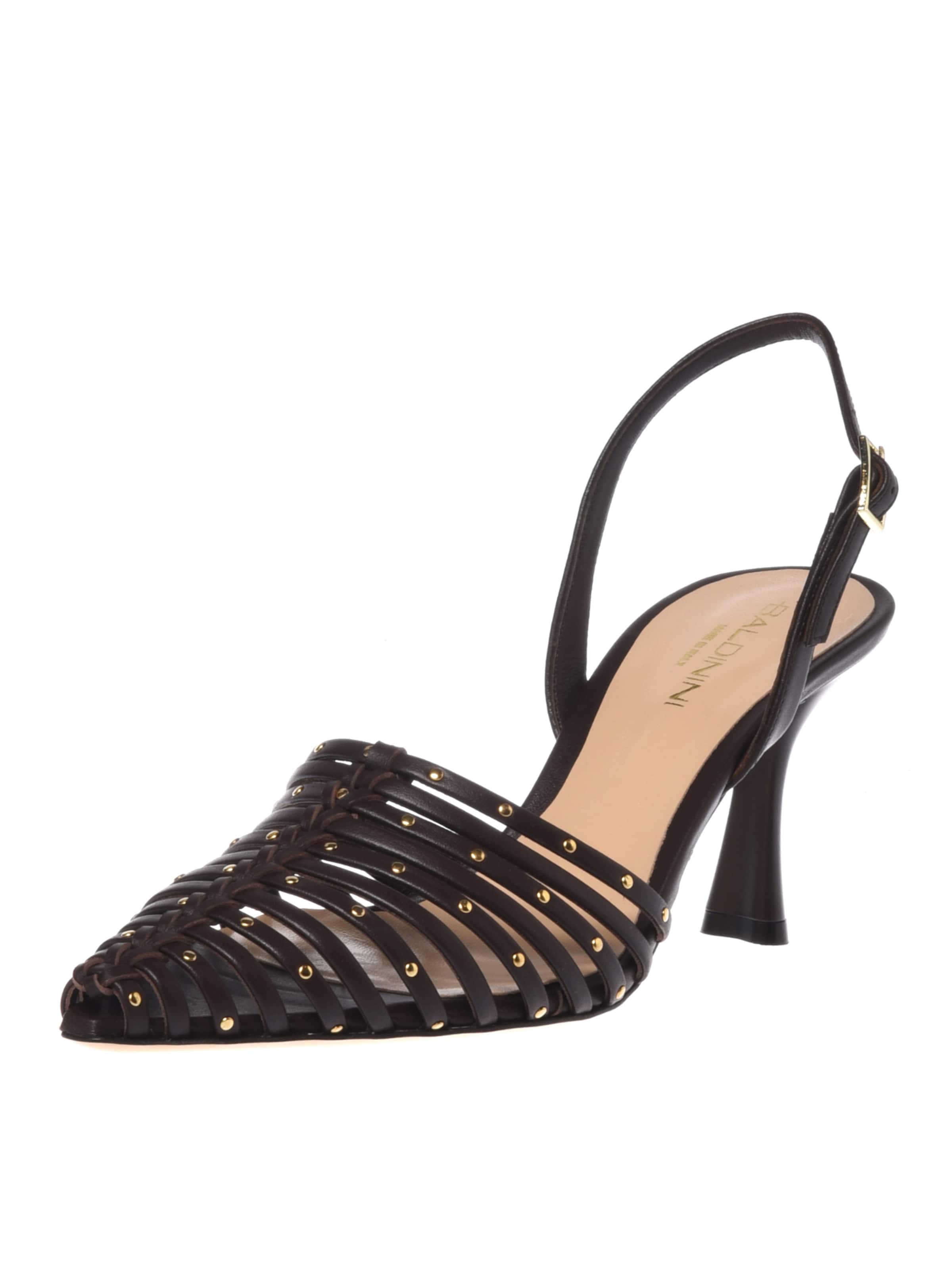BALDININI Platform Heels in Brown: front