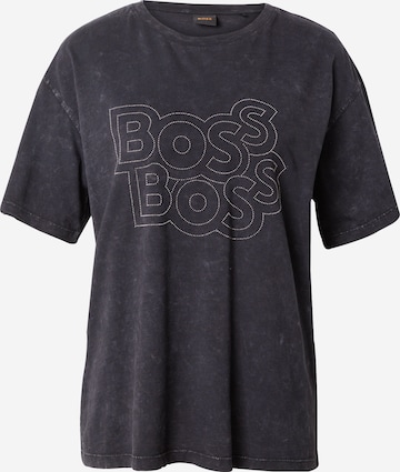 T-shirt 'C_Eband_1' BOSS Orange en noir : devant