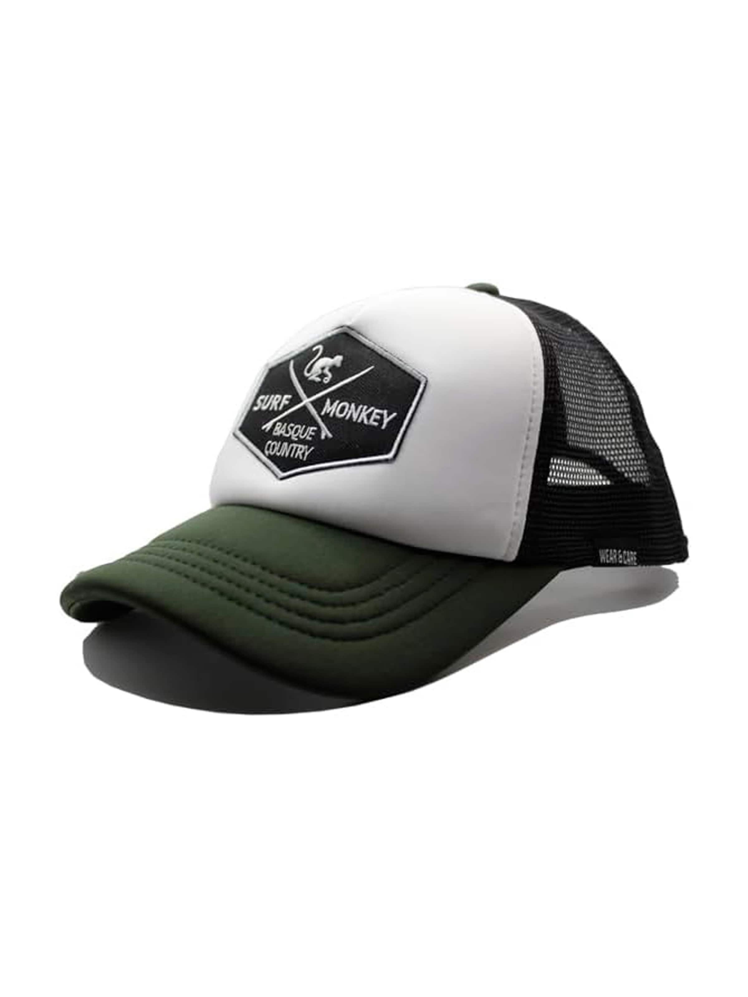 Surf Monkey Sportcap in Grün: Vorderseite