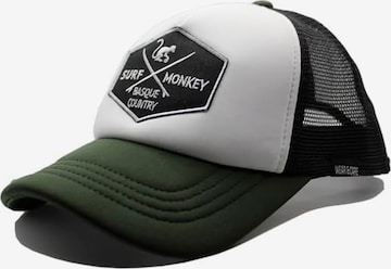 Surf Monkey - Gorra deportiva en verde: frente