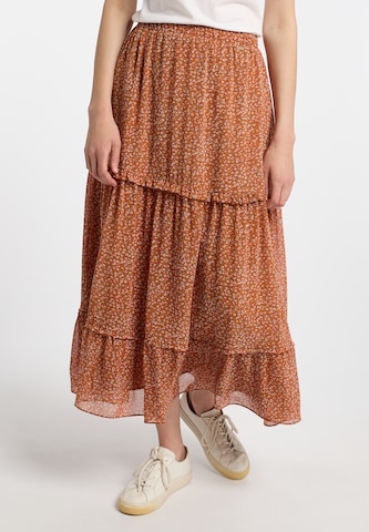 DreiMaster Vintage Skirt in Orange: front