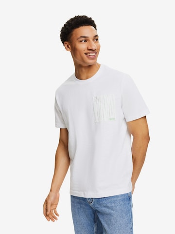 T-Shirt ESPRIT en blanc : devant