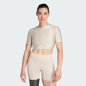 ADIDAS PERFORMANCE Funkcionalna majica 'Essentials' | bež barva: sprednja stran