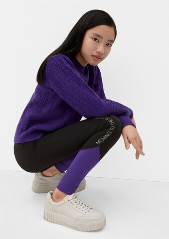 Coupe slim Leggings s.Oliver en violet