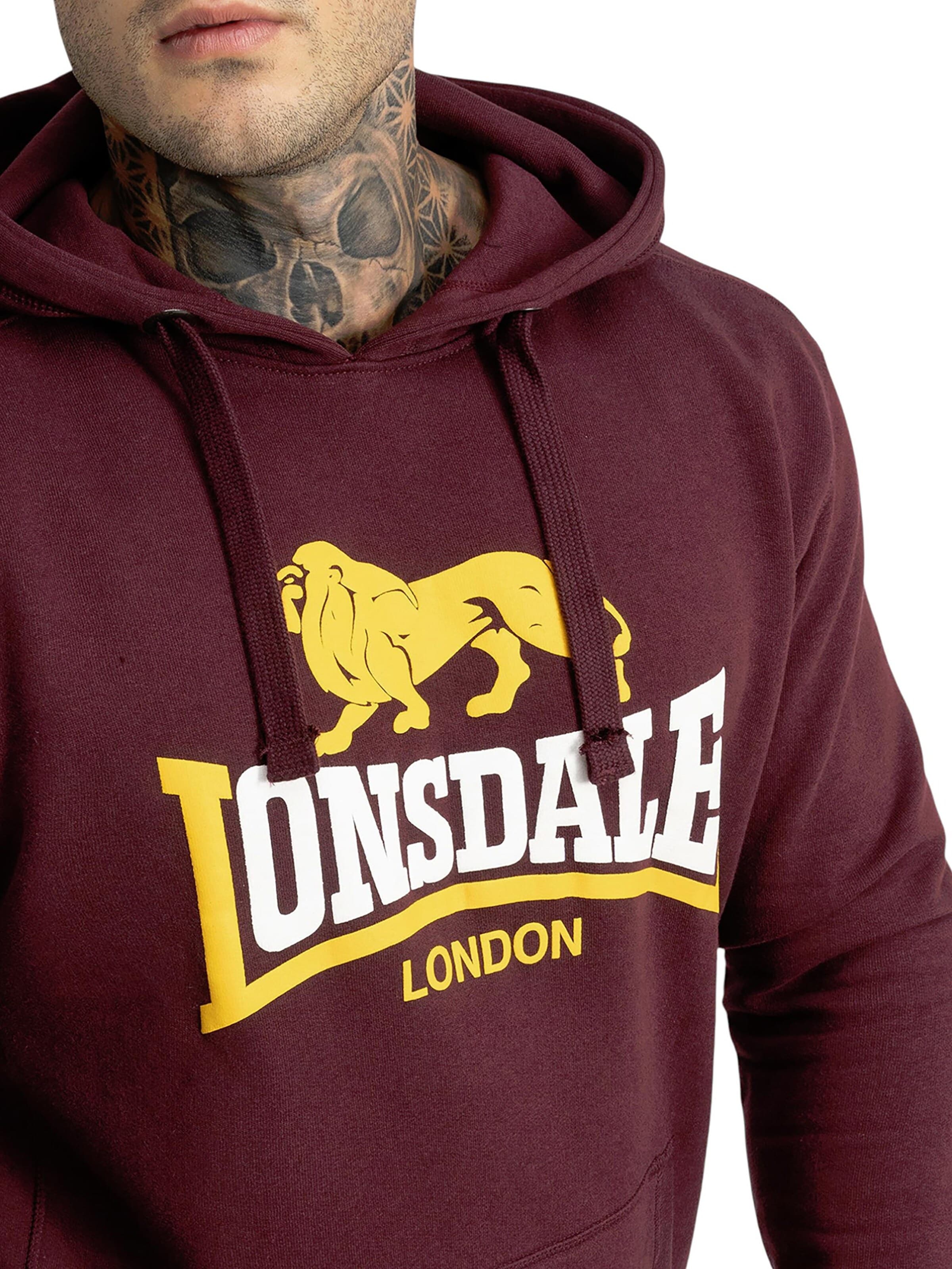 LONSDALE Collegepaita 'Thurning' värissä punainen
